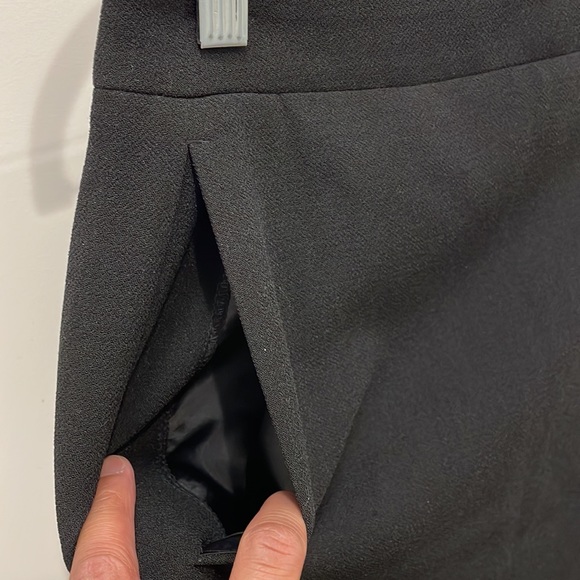 J.Crew Factory Black Pencil Skirt Size 0 NWT - Picture 2 of 8